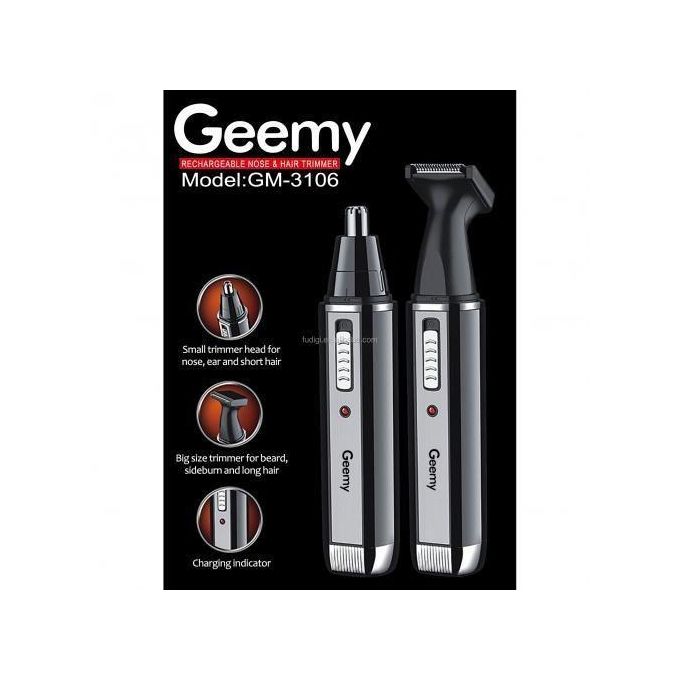 Geemy Tondeuse à Barbe Rechargeable 2 en 1